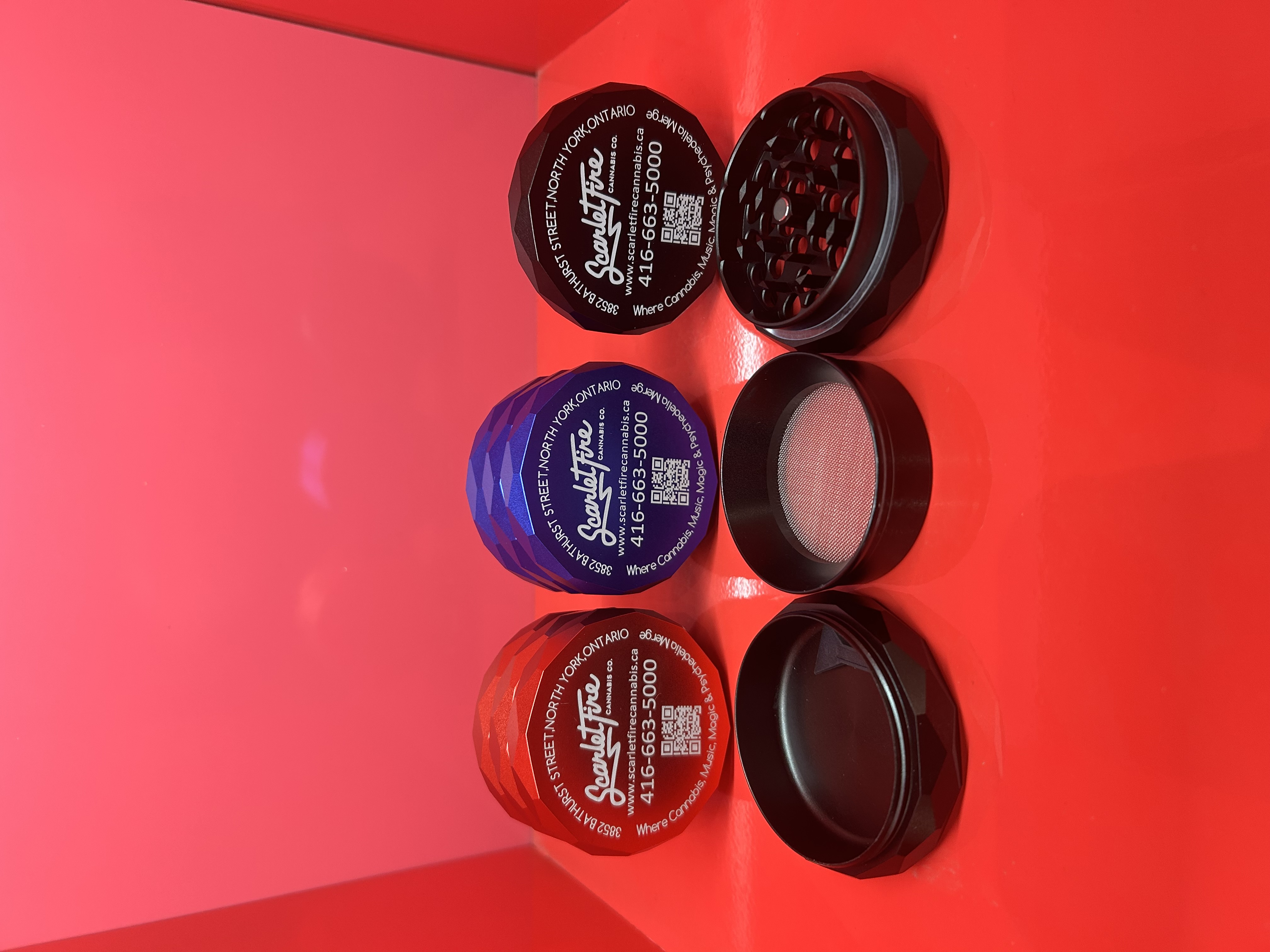 Scarlet Fire 4pc 63mm Grinder