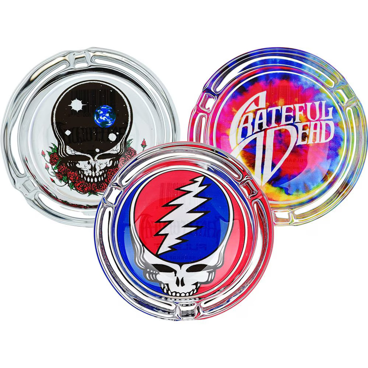 Product image Grateful Dead x Pulsar Licensed Glass Ashtrays - 3.5" 1