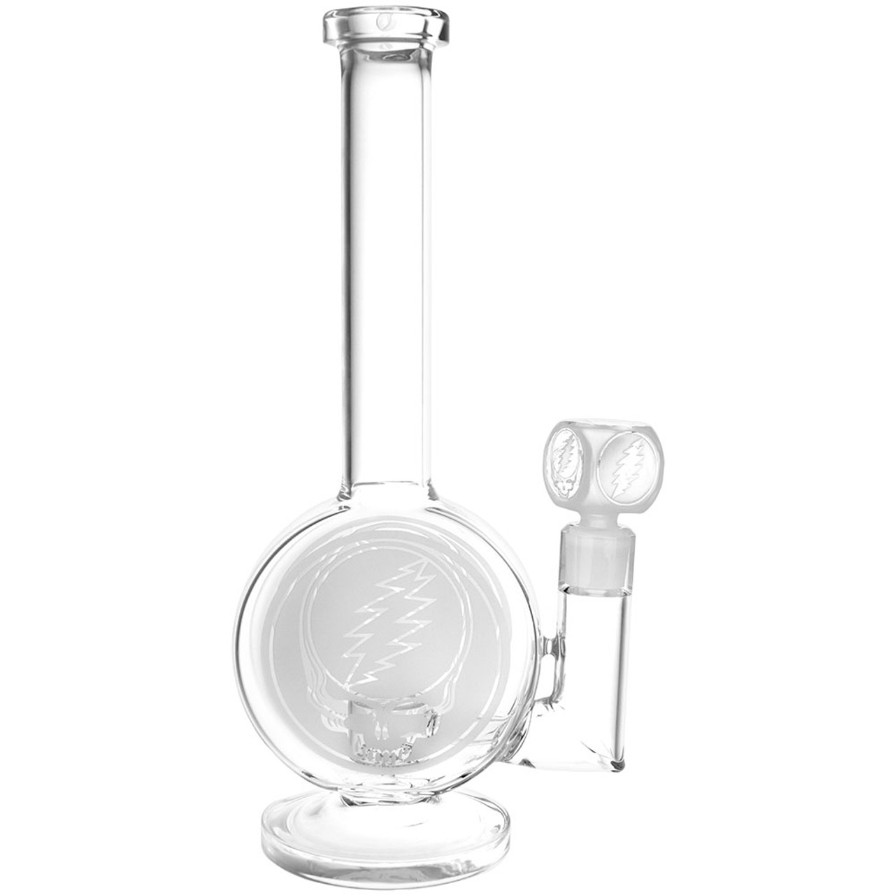 Grateful Dead Premium Stealie Glass Bong - Wheel To The Storm and Bong