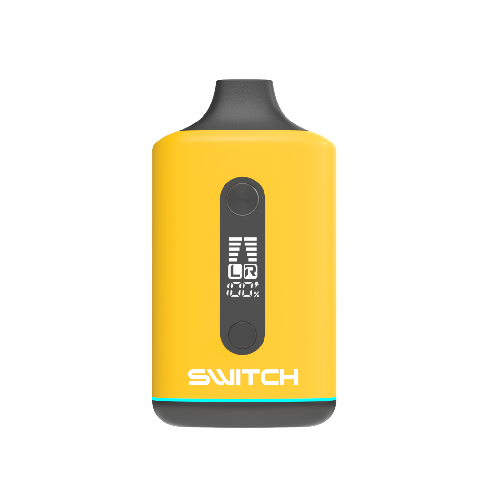  Nova Switch Dual Carts Vaporizer - (Yellow)