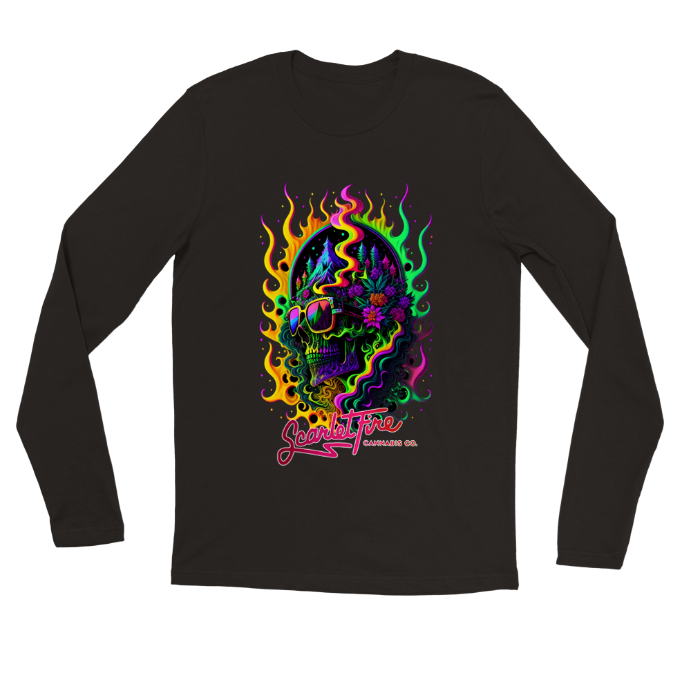 Premium Scarlet Fire Long Sleeve 2XL Black