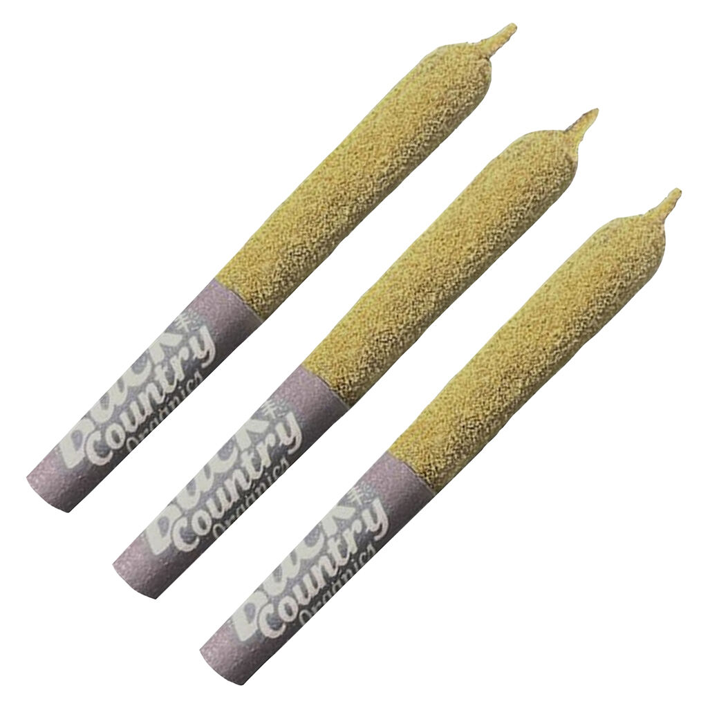 Back Country - GMO Bomb Rosin Infused Kief Coated Pre-Roll - 3x0.5g