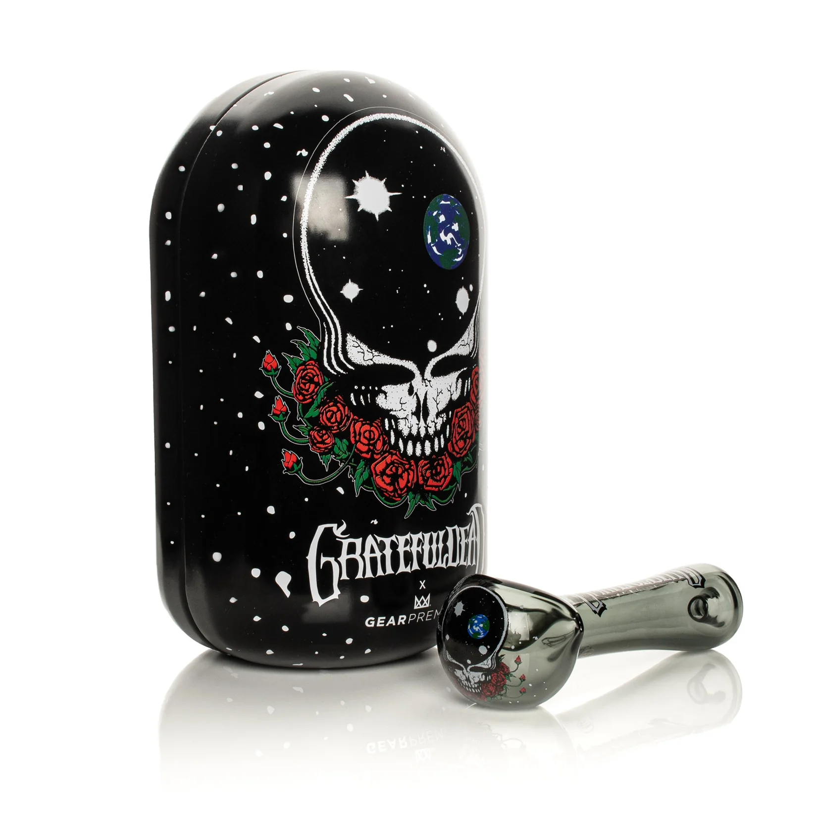 Product image 4.5" Space Your Face Spoon Hand Pipe in Collectible Tin 1