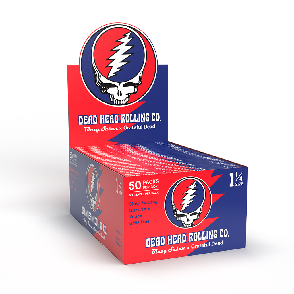 Product image Grateful Dead 1 1/4 Blazy Susan Rolling Paper 1