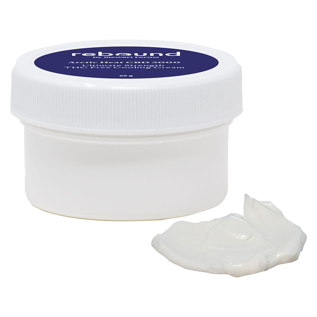 Rebound by Stewart Farms - Sample Size of Arctic Heat CBD Ultimate Strength THC Free Co - 20g