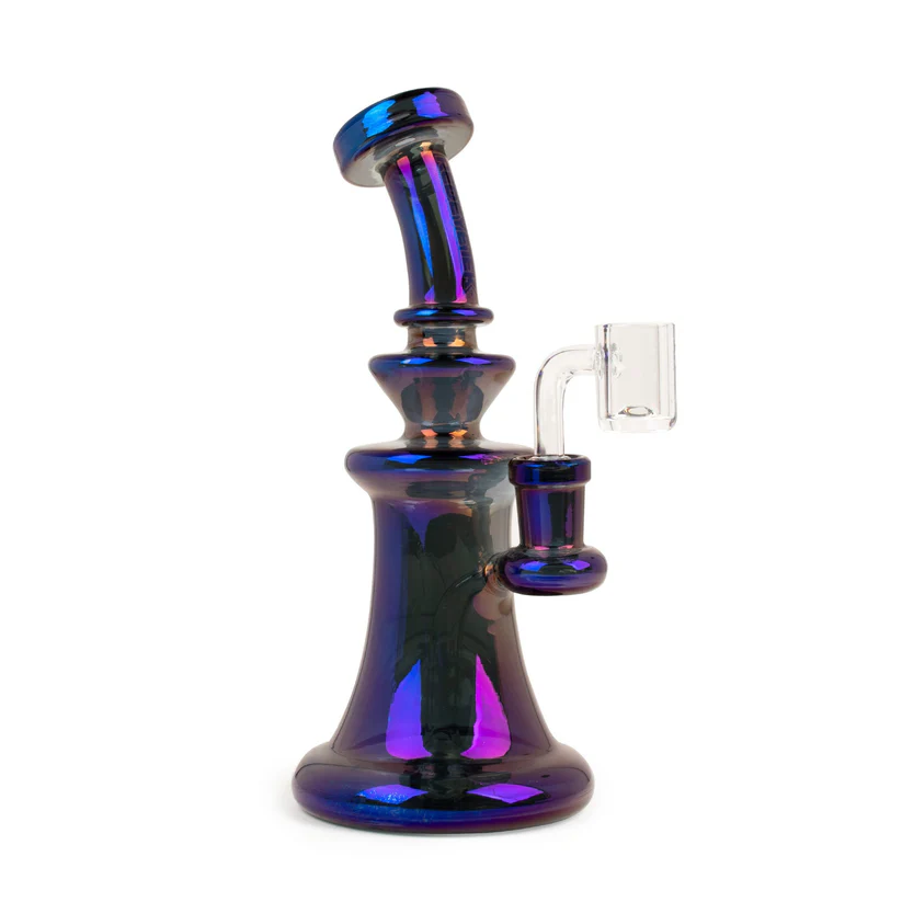 8" Metallic Terminator Finish Spectrum Concentrate Rig Metallic Blue